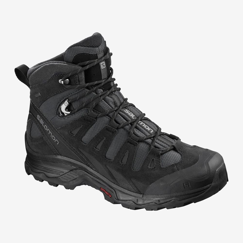 Salomon Singapore Mens Hiking Shoes - QUEST PRIME GTX Black | 23168-UBMZ